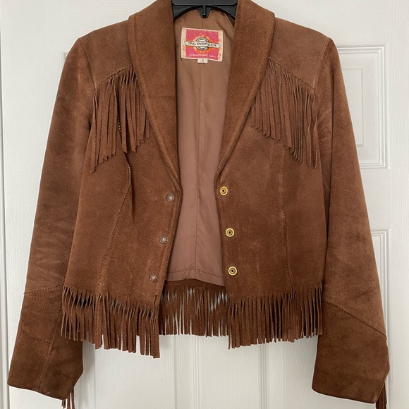 ms. pioneer Jackets & Blazers - Ms. Pioneer Vintage leather fringe jacket